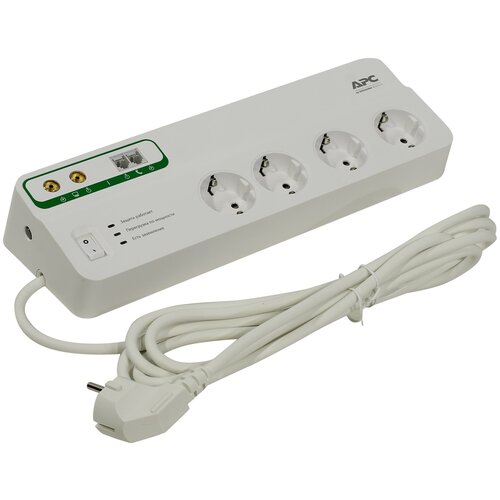 Сетевой фильтр APC Performance SurgeArrest 8 outlets with Phone  & Coax Protection 230V Russia PMF83VT-RS
