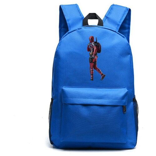 Рюкзак Дедпул (Deadpool) синий №1 рюкзак дедпул deadpool голубой 1