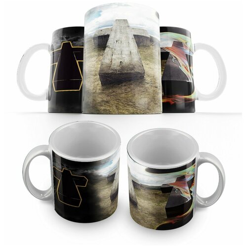 фото Кружка белая justice(mgmt, soft boys, prodigy, tame impala, the xx, mac demarco, lcd soundsystem, m83, alt-j) -3 creative mug