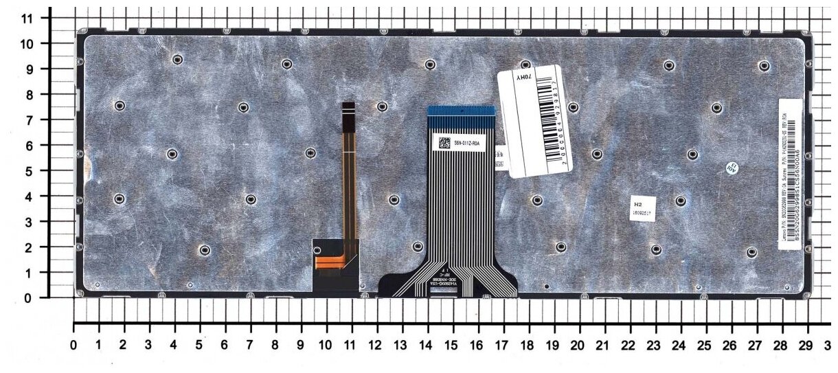 Клавиатура для ноутбука Lenovo E40-81 Русская черная