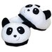 Тапочки Пухлые панды белые размеры 28-29