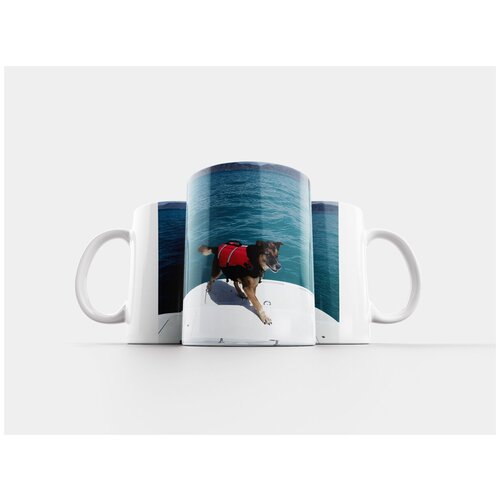 фото Кружка "собака, озеро, вода" 320 мл lotsprints