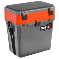 Ящик для рыбалки HELIOS HS-IB-19-GO 39х26х40 см серый/оранжевый