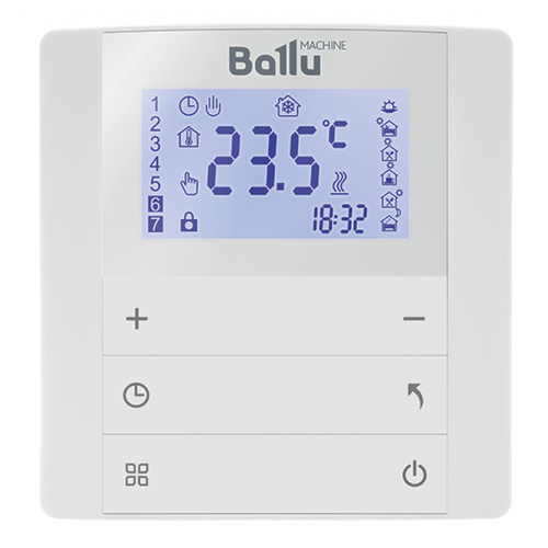 терморегулятор ballu bdt 2 электронный программируемый цвет белый Терморегулятор Ballu BDT-1 белый