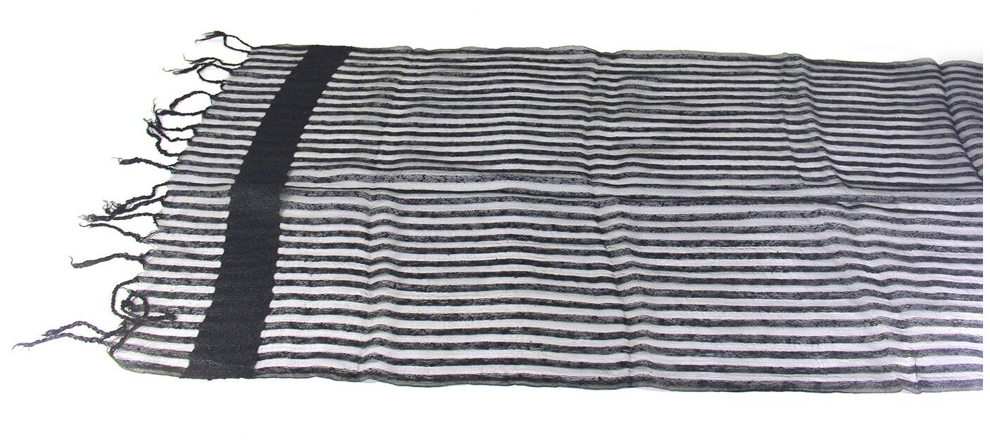 Шарф ПРЕЗЕНТ для женщин,180х55 см, черный — фото 1