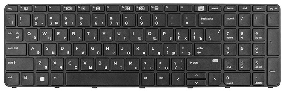 Клавиатура для ноутбука HP ProBook 450 G3 455 G3 470 G3 pn 904ZA07L0R 727682-251 SG-59300-XAA 1050₽