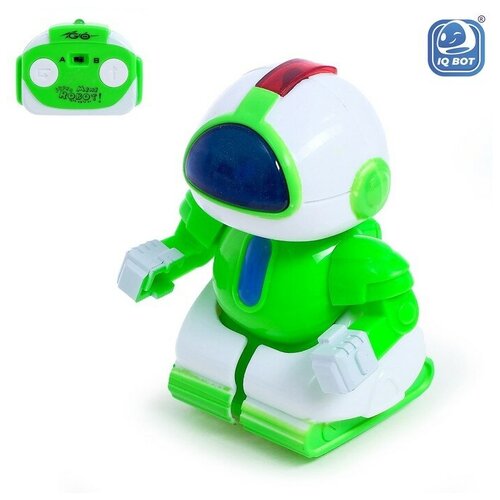 фото Робот радиоуправляемый «минибот», световые эффекты, цвет зелёный iq bot