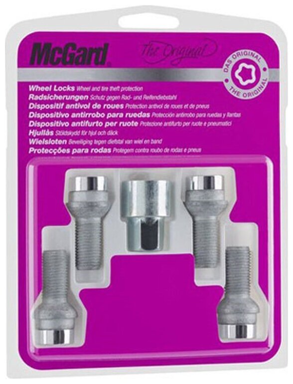 Болты-секретки McGard 28174SU M14x1.5 L27mm S17mm