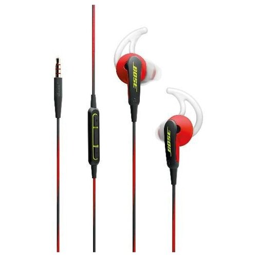 Наушники BOSE SoundSport, 741776-0040, черный/красный