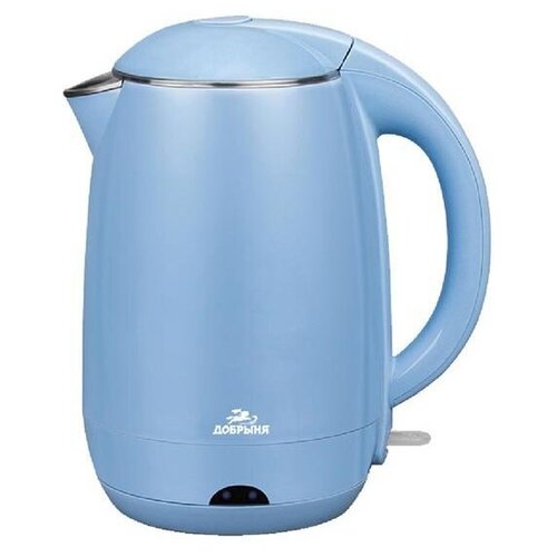 Чайник электрический Добрыня DO-1249B пластик 18 л 2000 Вт голубой 262100₽