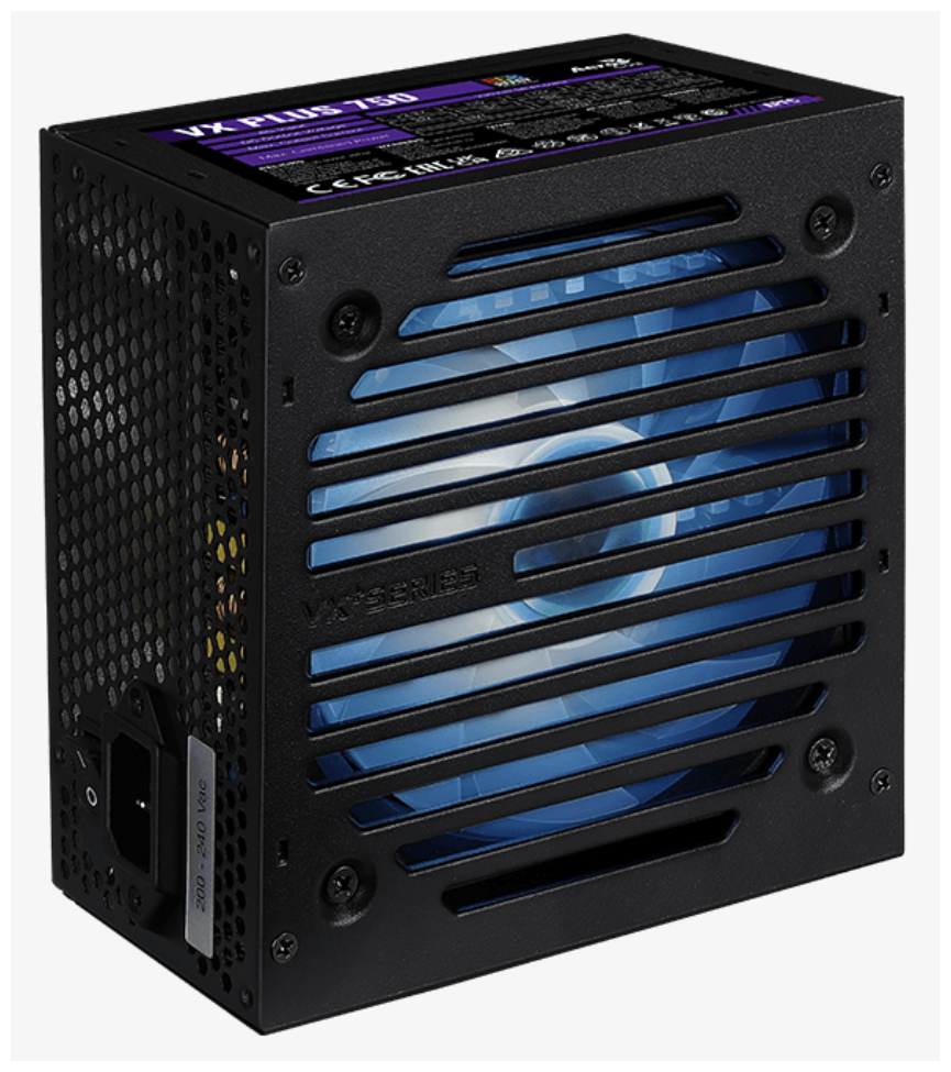 Блок питания AeroCool VX Plus 750 RGB 750W