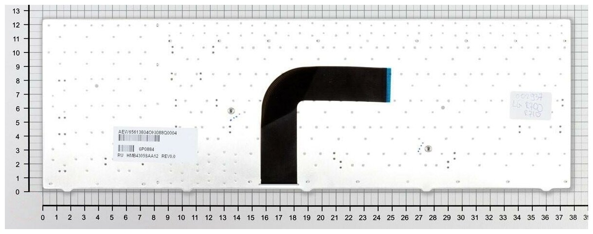 Клавиатура для ноутбука LG HMB435EA белая