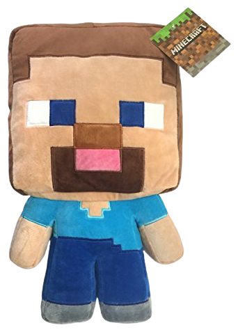 Мягкая игрушка Jinx Minecraft Steve, 38 см, разноцветный