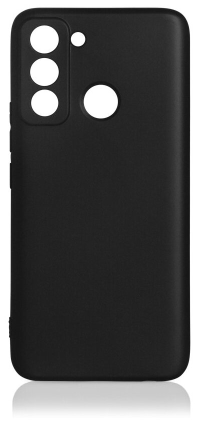 DF / Силиконовый чехол для Tecno Pop 5 LTE DF tCase-06 (black) / черный