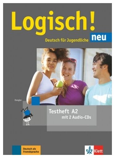 Logisch! neu A2. Deutsch für Jugendliche. Testheft mit 2 Audio-CDs - фото №1