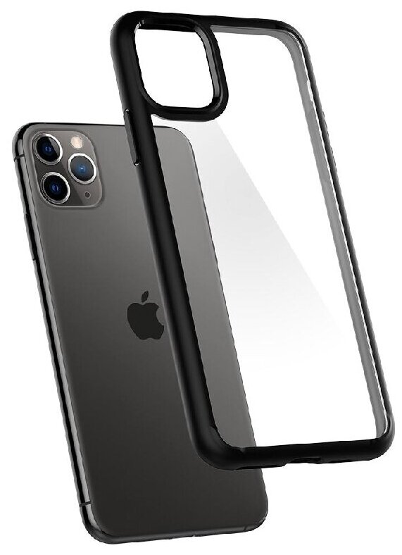 Гибридный чехол SPIGEN для iPhone 11 Pro - Ultra Hybrid - Черный - 077CS27234