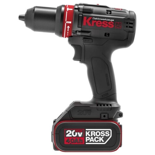 Дрель аккумуляторная ударная Kress KU361 20V 2 акб по 4Ач ЗУ кейс 2750000₽