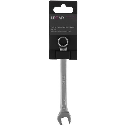 Ключ накидной LECAR LECAR000070414, 12 мм ключ комбинированный 15 мм углеродистая сталь lecar lecar000100414 lecar арт lecar000100414