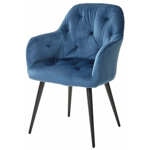 фото Кухонный-обеденный стул-кресло arabis ash blue/синий, велюр . для гостиной m-sity (м-сити) / ru-stol. ru m city