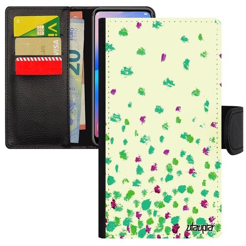 фото Защитный чехол книжка на смартфон // iphone xr // "снег" рисунок дизайн, utaupia, белый