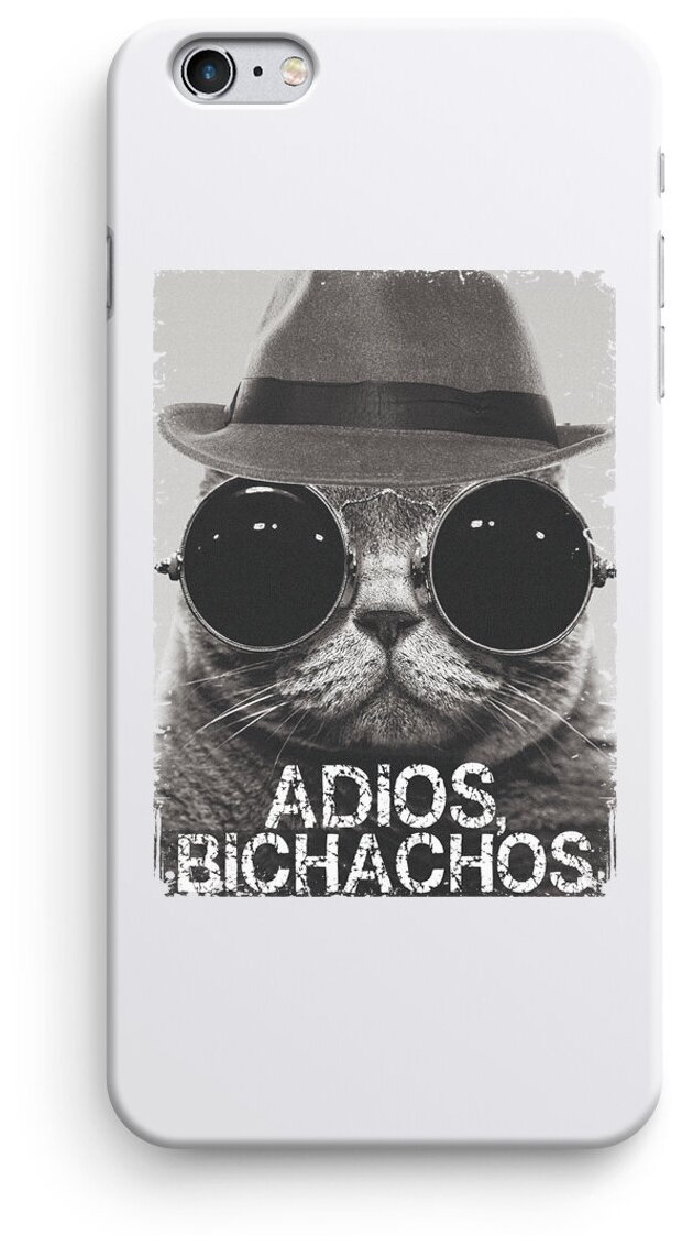 Чехол для iPhone 6+/6S+ "Adios Bichachos", белый