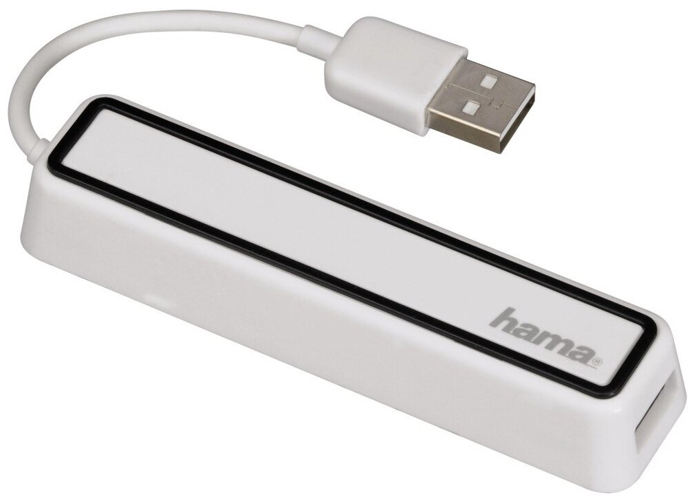 Разветвитель USB 2.0 Hama 12169 White