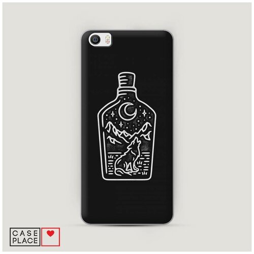фото Чехол пластиковый xiaomi mi5 бутылка арт case place