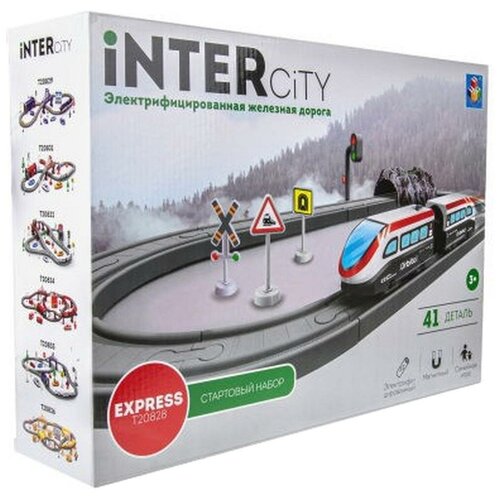 фото Железная дорога 1toy intercity express "стартовый набор" т20828 1 toy