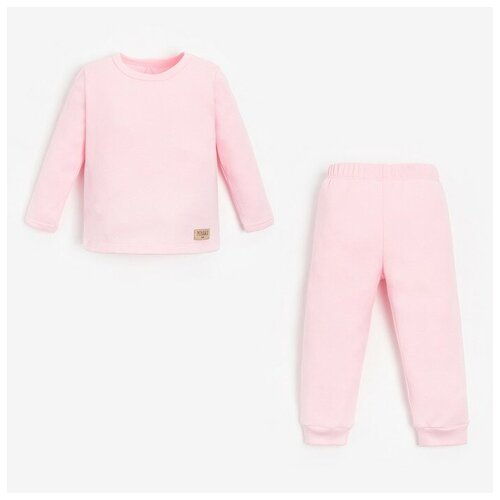 Пижама Minaku, размер Пижама детская MINAKU, цвет розовый, рост 80-86 см, розовый