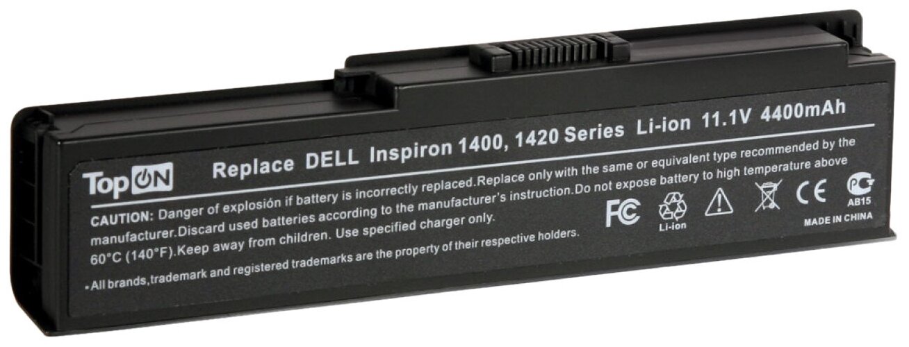 Аккумулятор для ноутбука Dell Inspiron 1420, Vostro 1400 Series. 11.1V 4400mAh PN: WW116, FT080