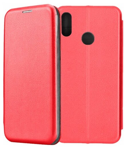 Чехол-книжка Fashion Case для Huawei Honor 10 Lite красный