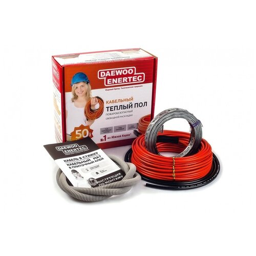 Двужильный кабельный теплый пол Daewoo Enertec 11м 4870₽