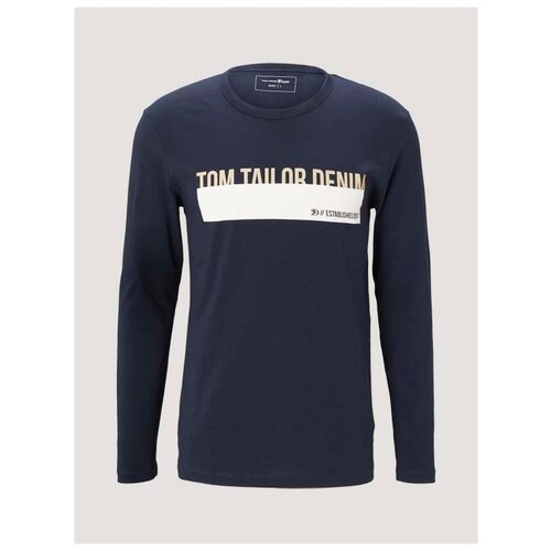 фото Лонгслив tom tailor 1028337 размер 48, sky captain blue