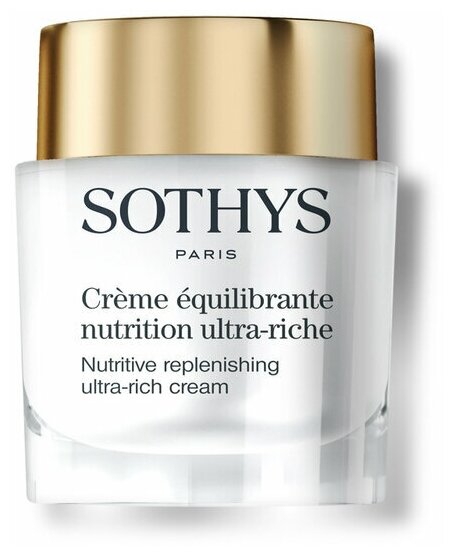 Sothys, Ультраобогащенный питательный регенерирующий крем Ultra-rich Nutritive replenishing cream, 50 мл.