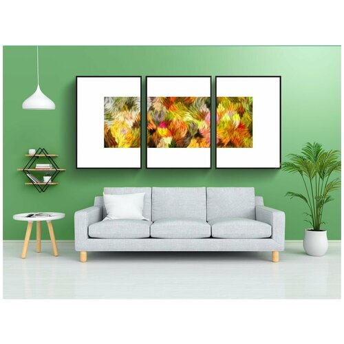 фото Набор модулных постеров для интерьера "знамя, аннотация, задний план" 60x90 см. в тубусе, без рамки lotsprints