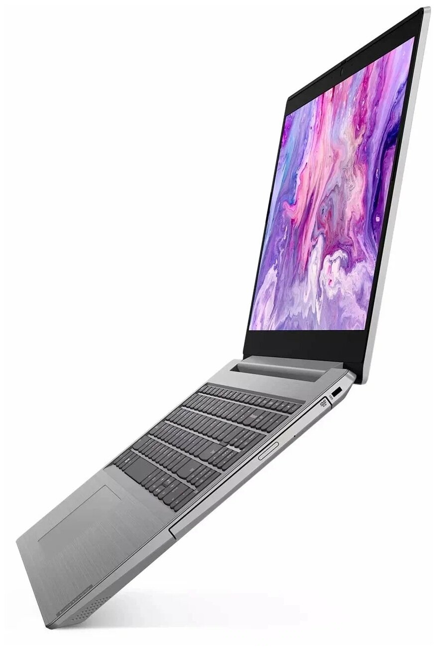 156 Ноутбук Lenovo IdeaPad L3 15ITL6 1920x1080 Intel Celeron 6305 18 ГГц RAM 8 ГБ DDR4 SSD 256 ГБ Intel UHD Graphics Windows 10 Home RU 82HL008YRU платиновый серый