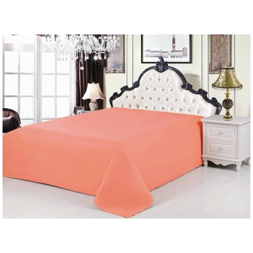 фото Простынь без резинки valtery prc-10 / 200 х 220 см / сатин