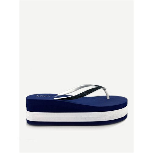 Пляжная обувь женская (сланцы,шлепанцы) De Fonseca SASSARI E W770RU синий 38 размер (23.3см-23.7см)
