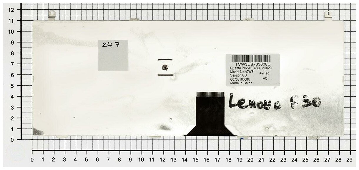 Клавиатура для ноутбука Lenovo C070816008U черная