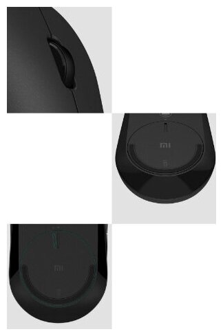 Xiaomi Беспроводная бесшумная мышь с двойным подключением Xiaomi Mi Mouse Silent Edition Dual Mode, Белый, WXSMSBMW02