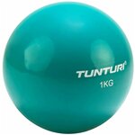 Мяч для йоги Tunturi Yoga Toningball 1 кг, бирюзовый - изображение