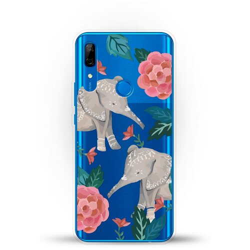 фото Силиконовый чехол два слона на huawei p smart z andy & paul