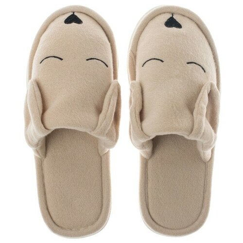 фото Тапочки женские цвет бежевый, размер 40 tap moda