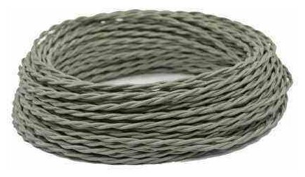 Провод витой Interior Wire 2Х1.5 (серый) арт.00313979-10м