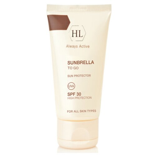 фото Holy land sunbrella spf 30 - солнцезащитный крем 50 мл <p><span>солнцезащитный крем spf 36. содержит химический фильтр широкого спектра действия в сочетании с механическими отражающими частицами.</span></p> <p>&nbsp;</p> <p><strong>активные игредиенты:</strong><br />этилгексилметоксициннамат, бензофeнон-3, диоксид титана, оксид цинка, витамины с и е, экстракты гингко билоба и зеленого чая.<br /><br /><strong>применение:</strong><br />в солнечные дни наносить крем на кожу лица и открытых участков тела за 20 мин. до выхода на улицу, дополнительно наносить при длительном пребывании на солнце каждые 4 часа, а также после купания, при интенсивном потении. может пощипывать некоторое время после нанесения. после купания может оставлять белесоватый налет на коже.<br /><br /><strong>ingredients:</strong><br /><span>water (aqua), benzophenone &ndash; 3, potassium cetyl phosphate ,ethylhexyl methoxycinnamate, cetyl alcohol, isopropyl myristate, mineral oil ,titanium dioxide, zinc oxide, magnesium ascorbyl phosphate, tocopheryl acetate ,ginkgo biloba leaf extract, camellia sinensis (green tea) leaf extract, glycerin dimethicone, palmitic acid, stearic acid, cetyl palmitate, carbomer, propylene ,glycol, butylene glycol, ethylhexylglycerin, phenoxyethanol, ethylparaben propylparaben, methylparaben, 2-bromo-2-nitropropan-1,3-diol, imidazolidinyl, urea, fragrance (parfum).</span></p>