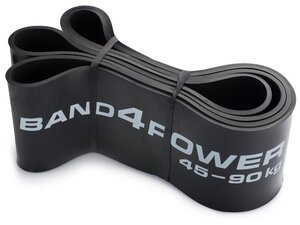 Петля для фитнеса band4power черная (45-90 кг)