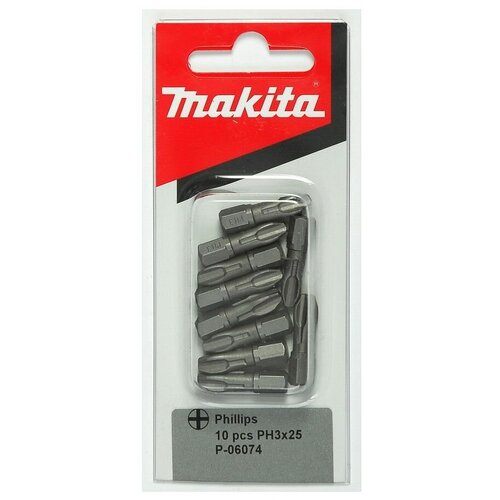 Насадка Standard PH3, 25 мм, C-form, 10 шт. Makita P-06074