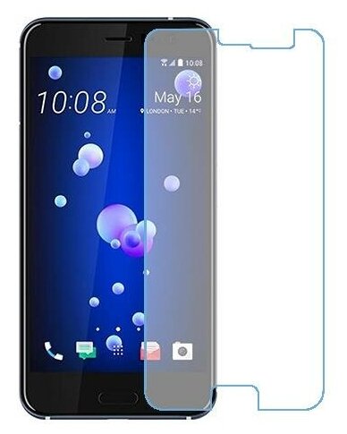 HTC U11 защитный экран из нано стекла 9H одна штука