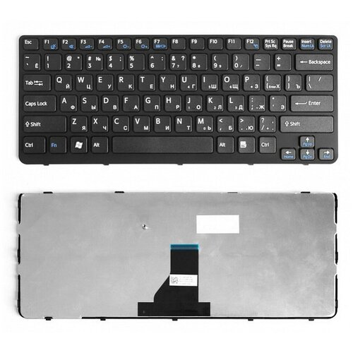 Клавиатура для ноутбука Sony SVE141 P/n: 9Z. N6BSQ. M0R, NSK-SDMSQ 0R, 149115111RU, 9Z. N6BBF. R0R клавиатура sony sve14 e14 черная
