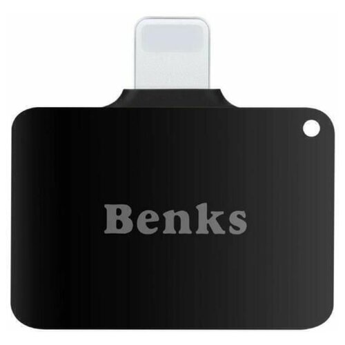 Адаптер Benks Lightning to Audio 8 pin для iPhone (rose gold)